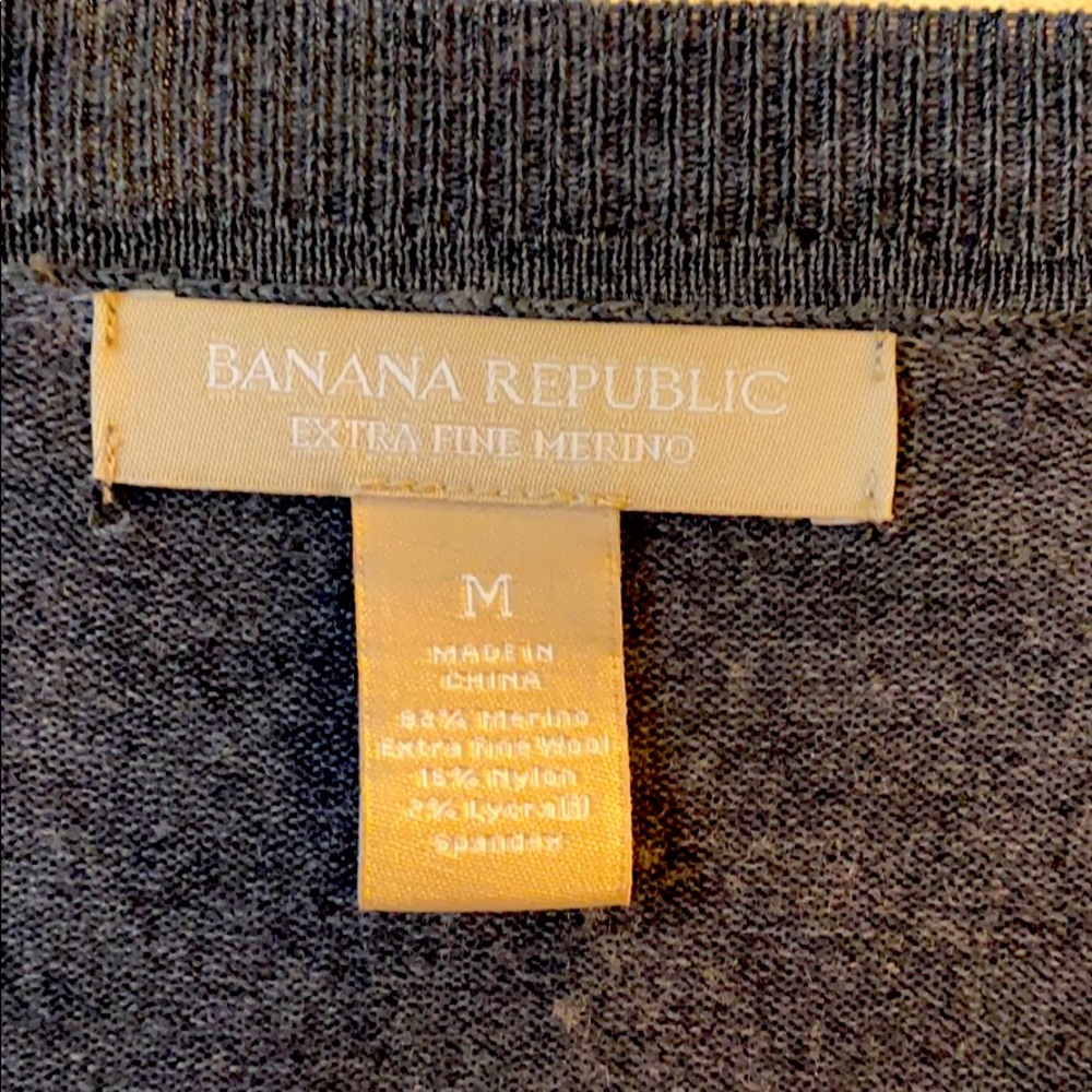 Banana republic grey cardigan